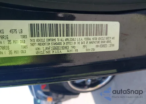 2011 Jeep Patriot Sport from USA, damaged, VIN 1J4NF1GB6BD192063